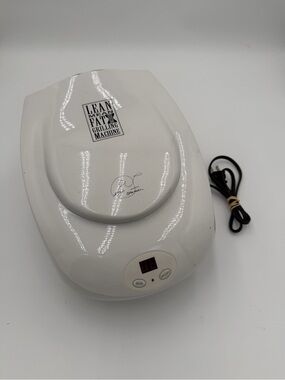 George Foreman Lean Mean Fat Reducing‎ Grilling Machine GR20 White WORKS